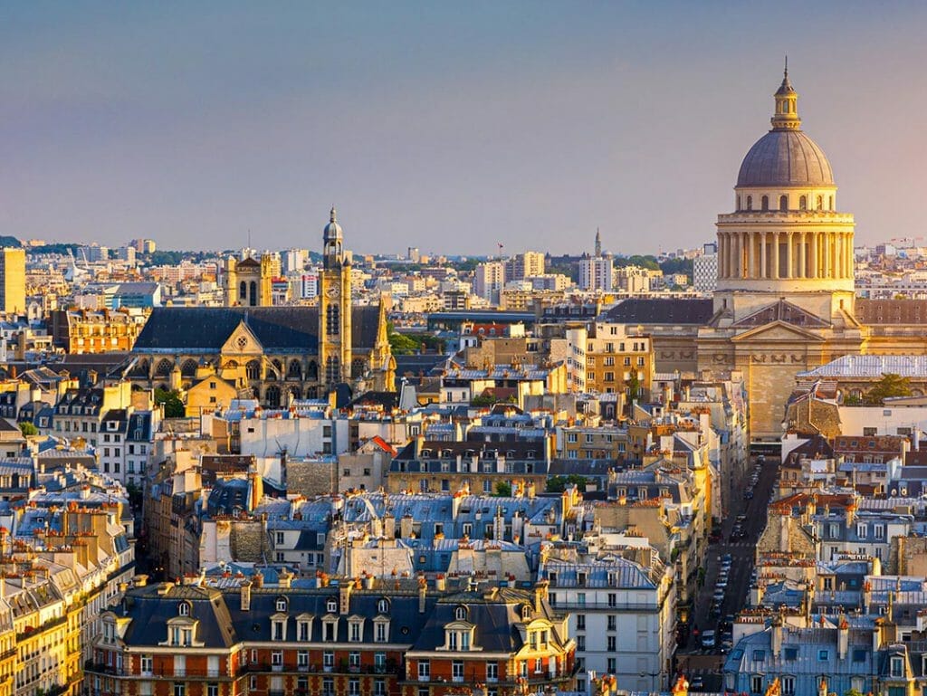 Paris Skyline at dusk