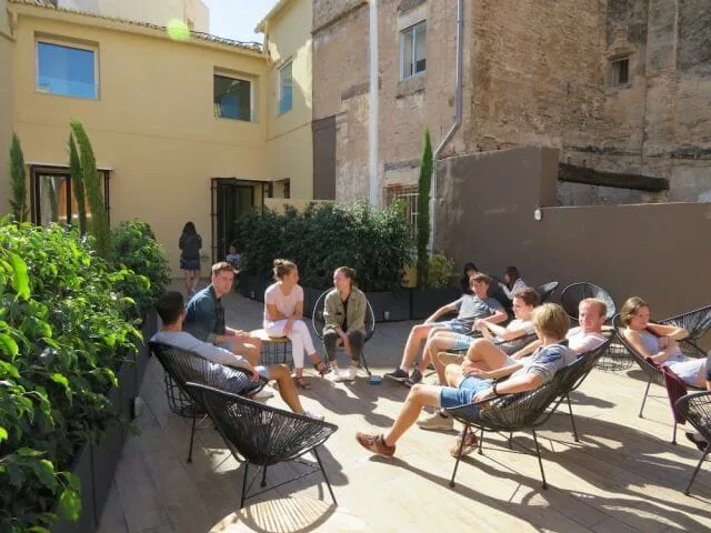 Valencia Spanish Language School Roof Garden, Spain