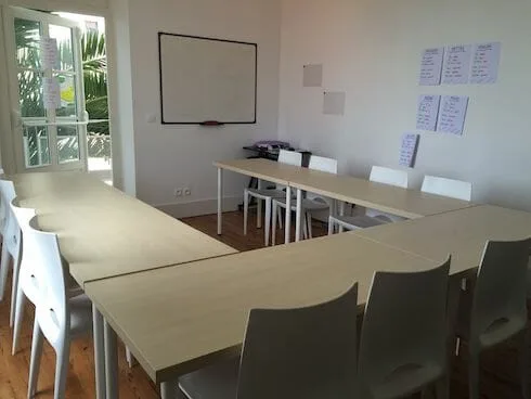 Biarritz French Language School Classroom, France