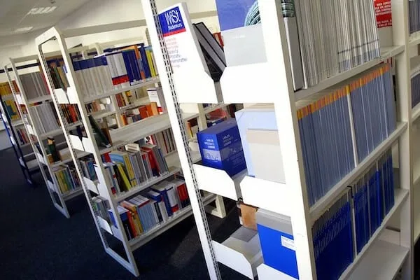 Hamburg German Language School Library Germany. 