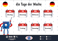 Days of The Week - German