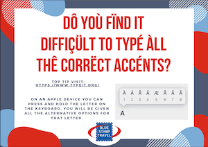 Typing Accents