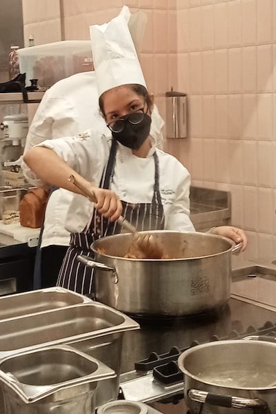 Catering Student on Catering Work Placement