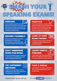 Smash Your Speaking Exams Poster