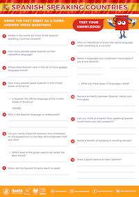 French Comprehension - Fact Sheet - Questions
