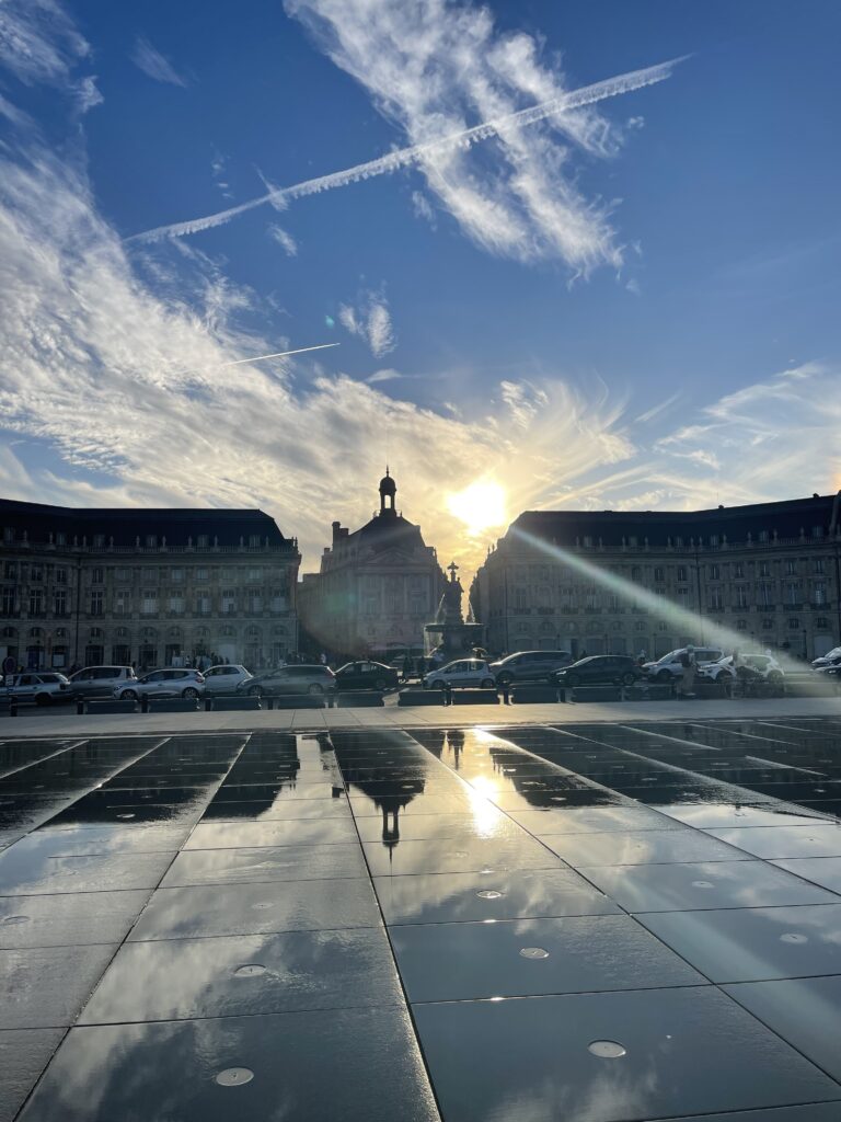 Miroir d'eau in Bordeaux.