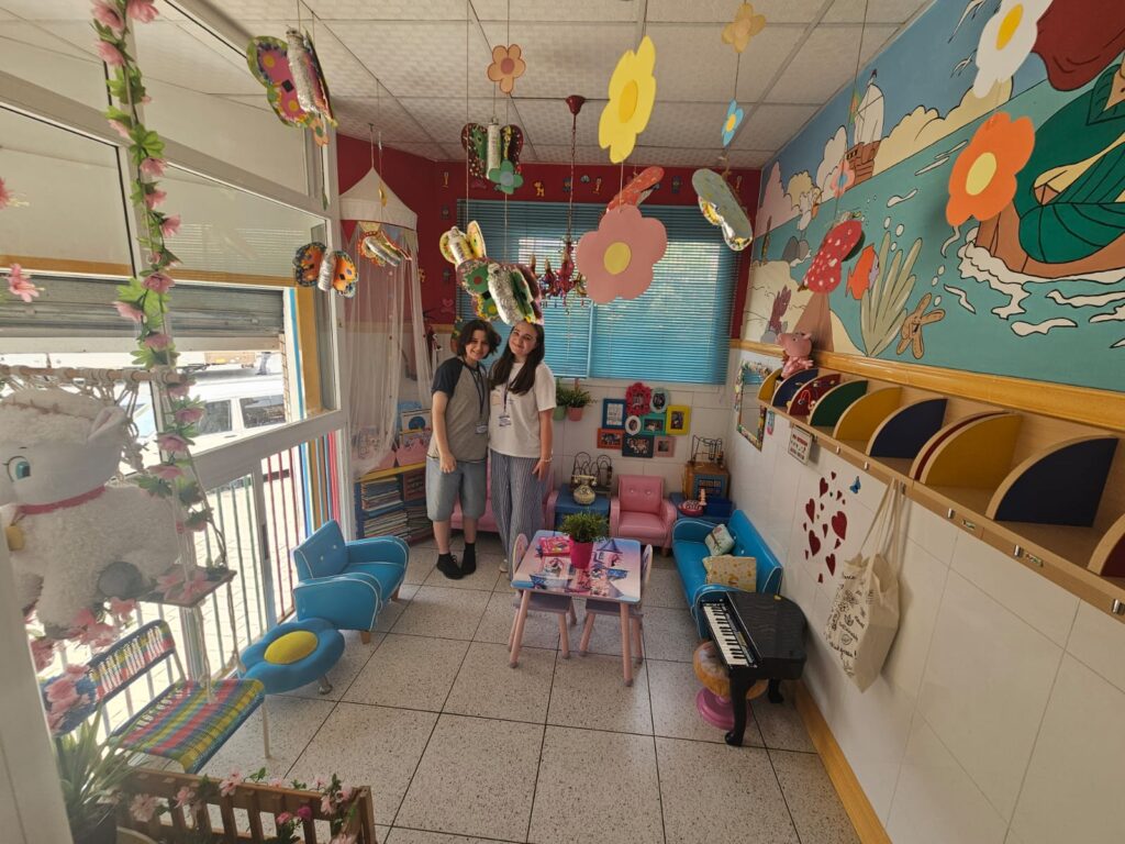 Two Students at nursery placement