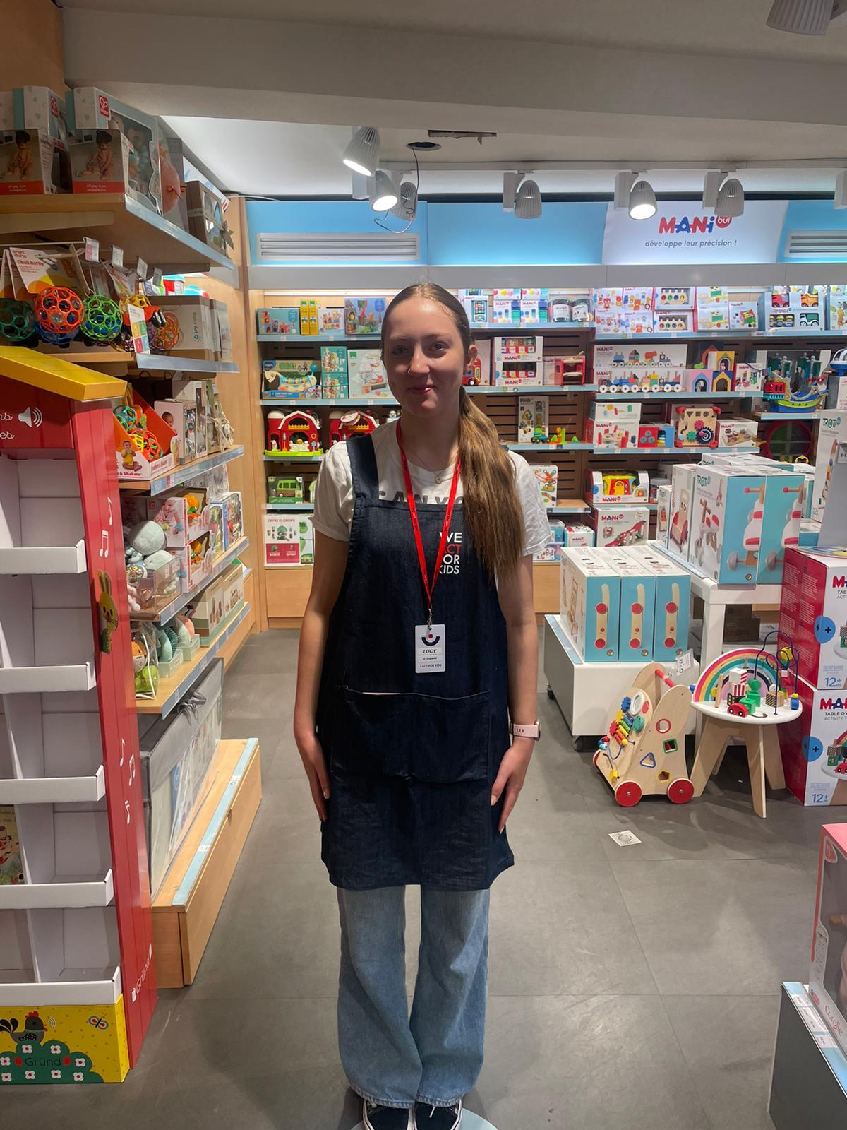 Student in work placement
