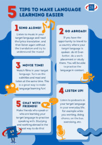 5 Tips To Make Language Learning Easier
