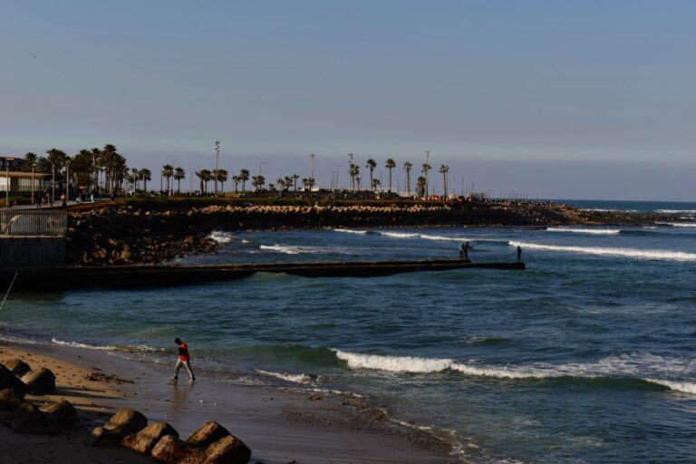 Photo of a beach in Casablanca, Morocco.