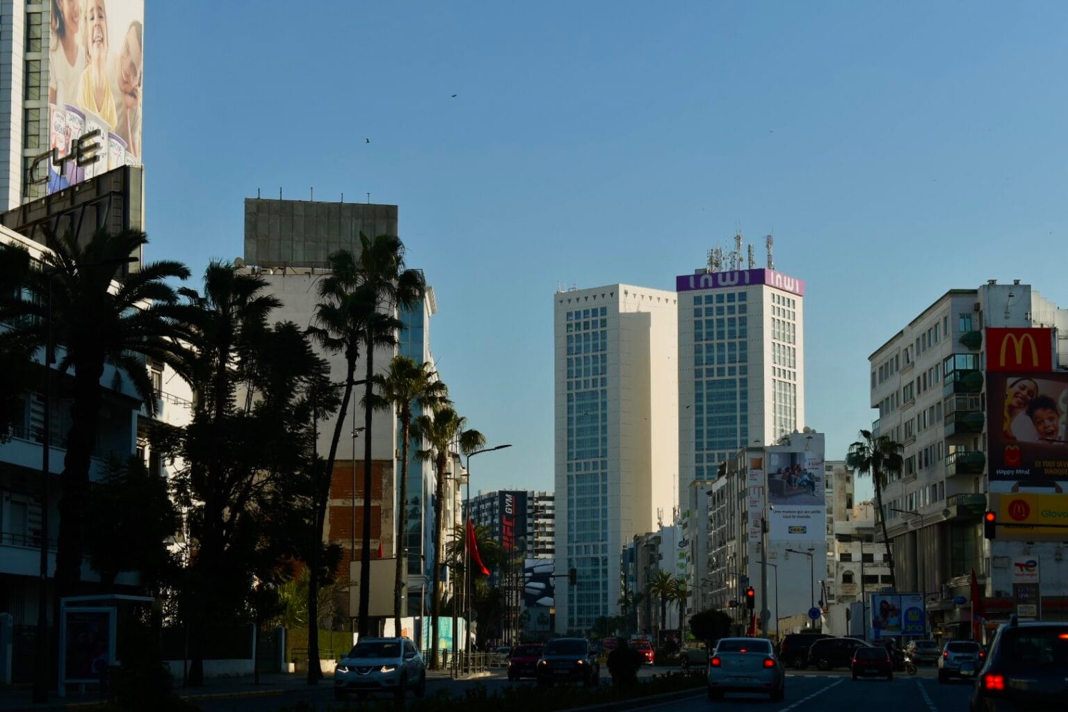 Photo of the city of Casablanca, Morocco.