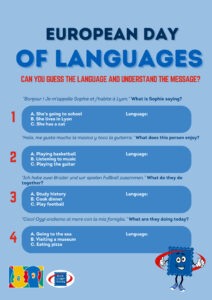 European Day of Languages and Q&A Sheets