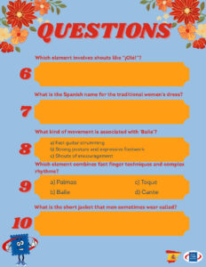 Flamenco in Spain and Q&A Sheets