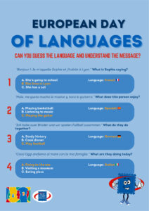 European Day of Languages and Q&A Sheets