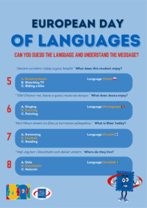 European Day of Languages and Q&A Sheets