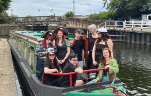 Blue Stamp team boat trip for Lyna's leaving day.