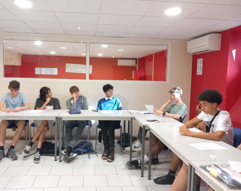 Students at language school.