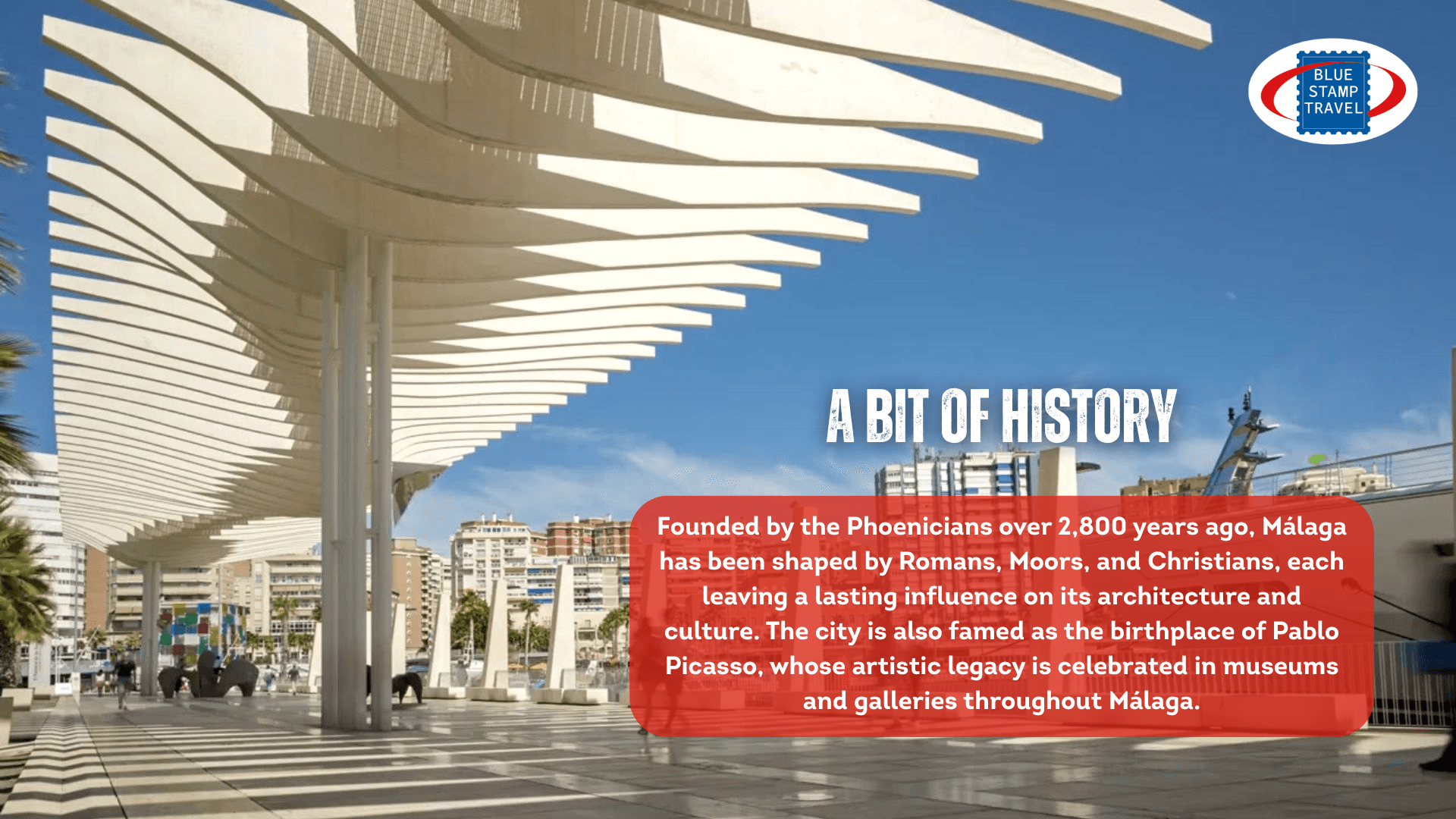 The promenade in Malaga