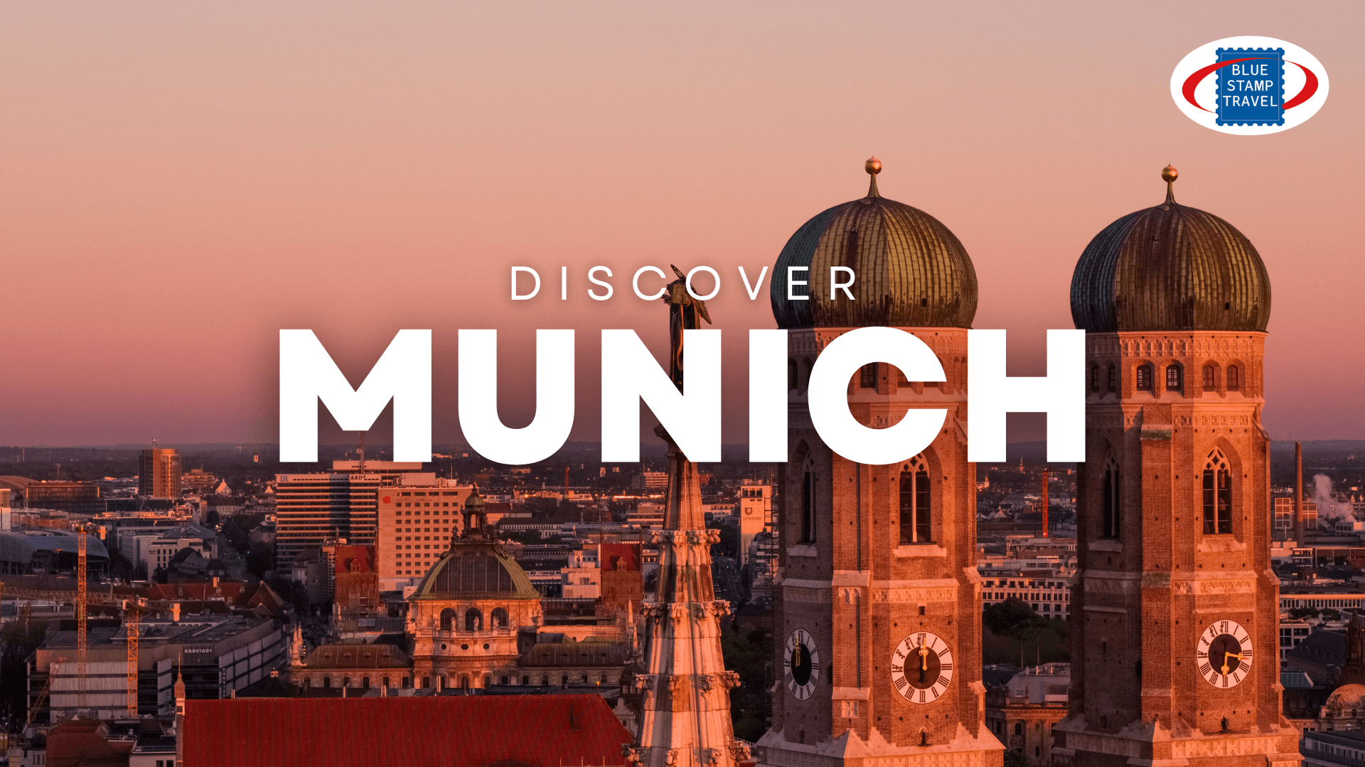 The Munich skyline with the towers of the Frauenkirche