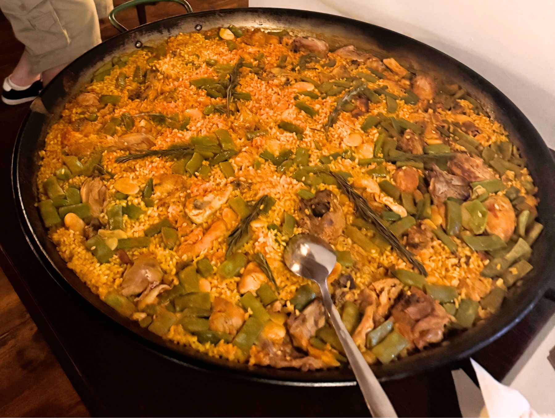 Paella Valenciana, from CFSA's paella making workshop experience.