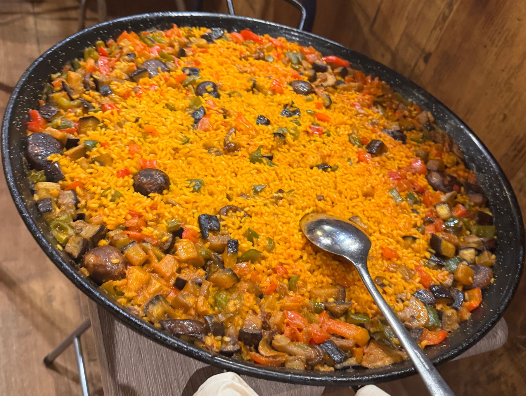 Vegetarian Paella, from CFSA's paella making workshop experience.
