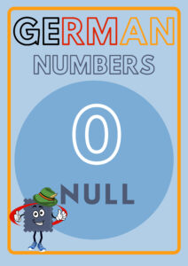 Numbers 1-20 in German