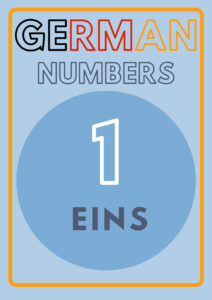 Numbers 1-20 in German
