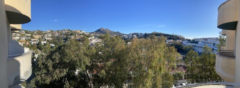 Visiting Spain in winter – view of Malaga from our partner language school.
