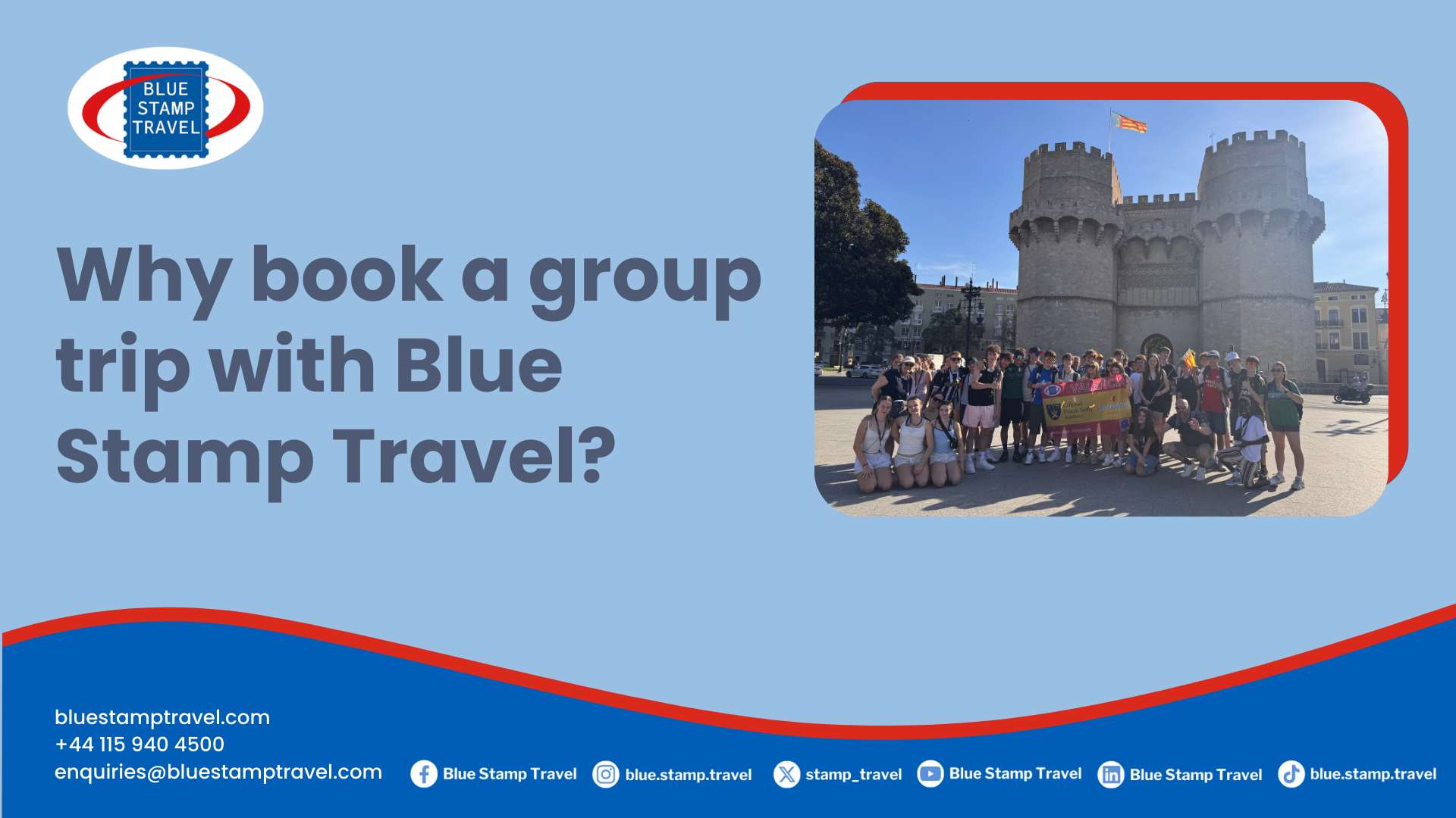 Why book with Blue Stamp Travel