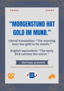 German Proverb
