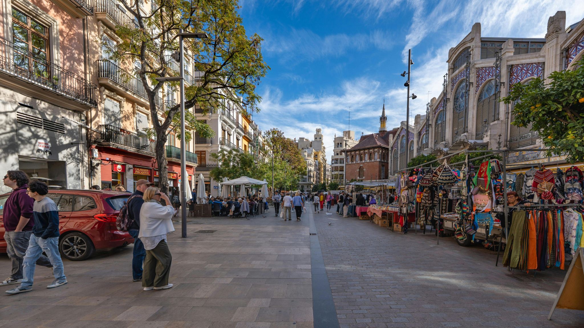 Market in Valencia.