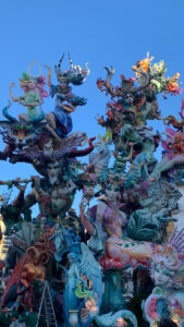 Ninots at Las Fallas in Valencia.