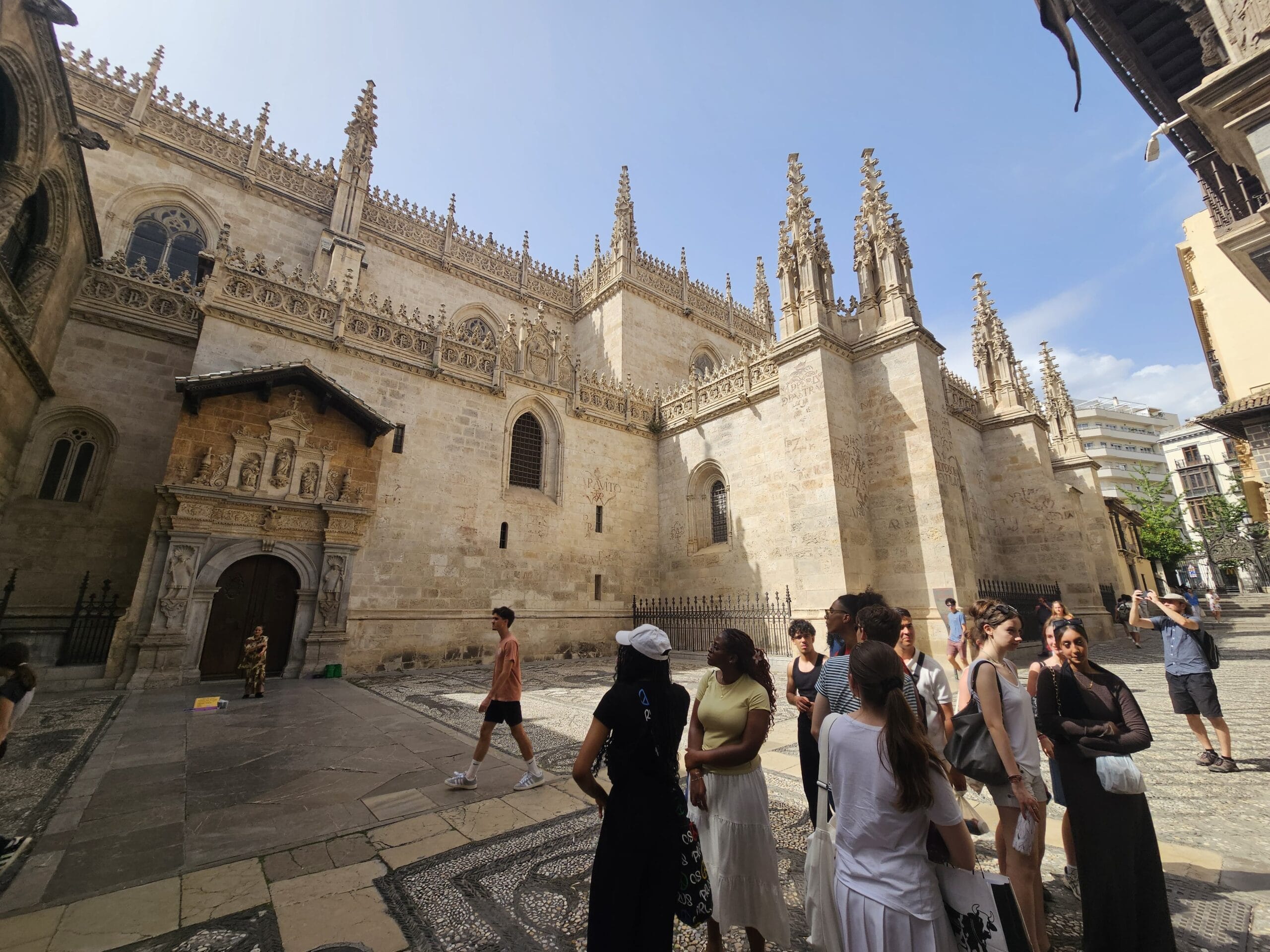 London Academy of Excellence students exploring Granada during their study travel abroad.