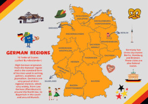 Germany Country Regions, Colouring Page and Q&A Sheets
