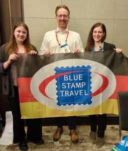 Blue Stamp Travel at the ICEF conference In Berlin.