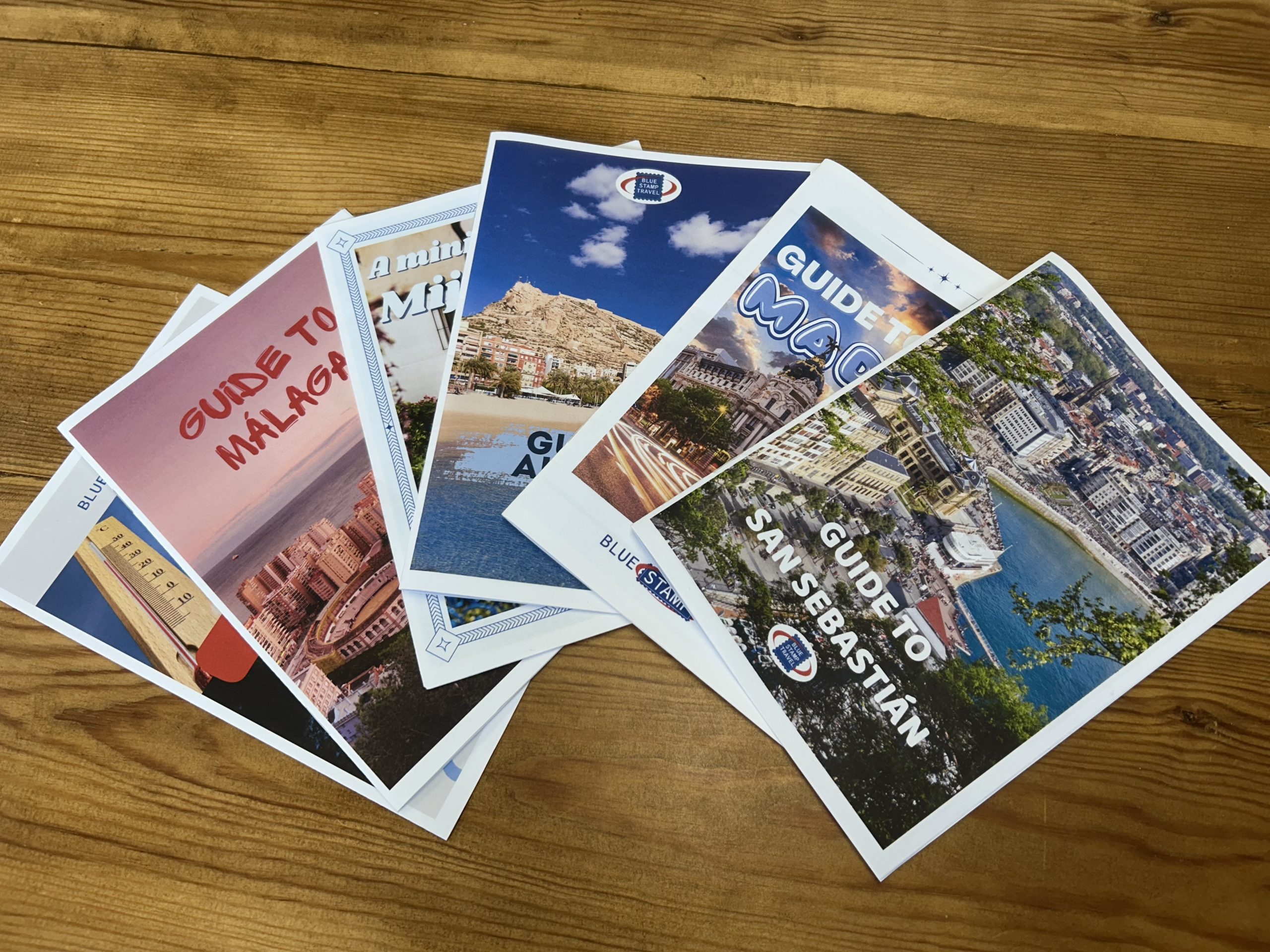 City and trip guides to help Jess with her work experience.